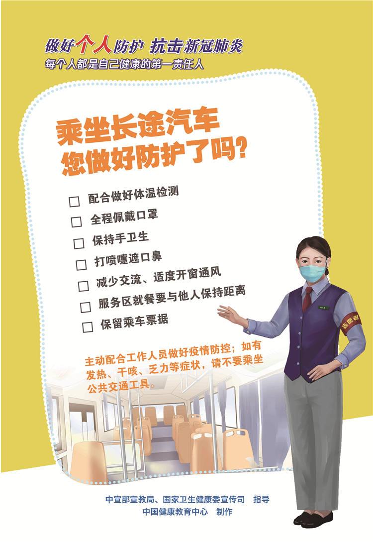 防护5 乘坐长途汽车您做好防护了吗
