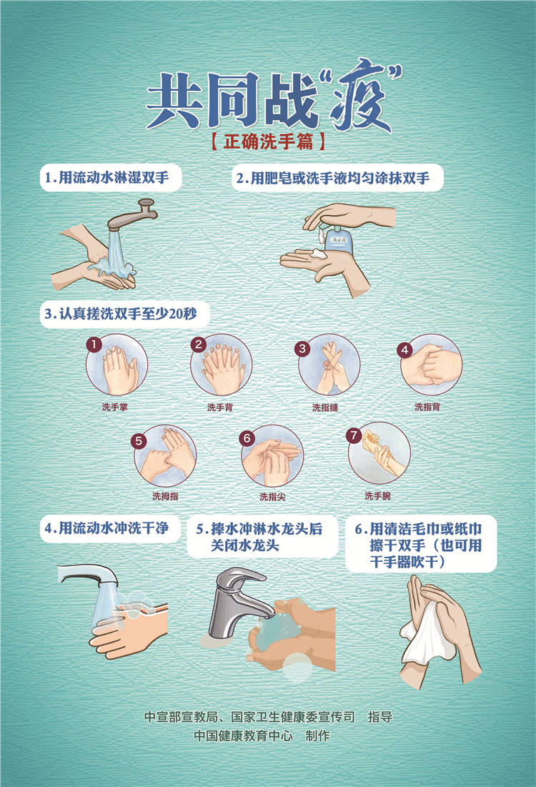 共同战疫正确洗手篇