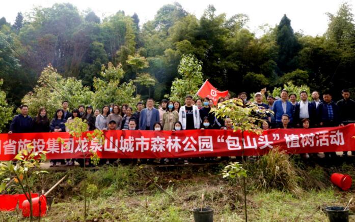 亿万先生mr官方网站集团组织开展2021年龙泉山城市森林公园“包山头”植树活动