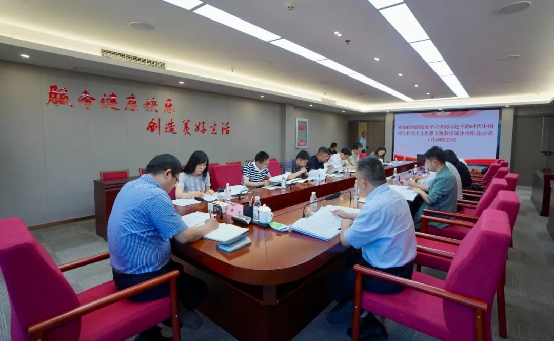 亿万先生mr官方网站集团召开主题教育领导小组办公室工作调度会议