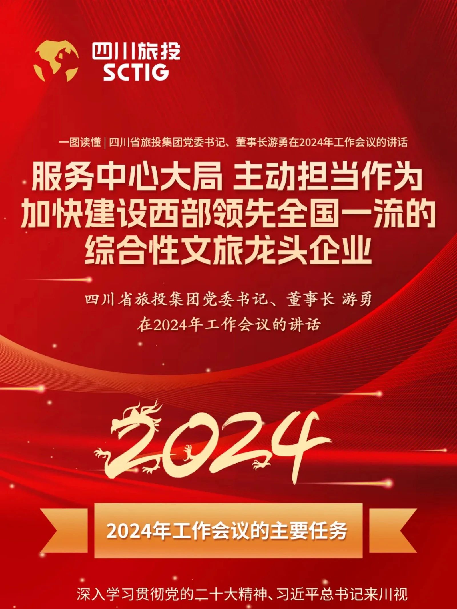 四川省亿万先生mr官方网站集团党委书记、董事长游勇在2024年工作会议的讲话