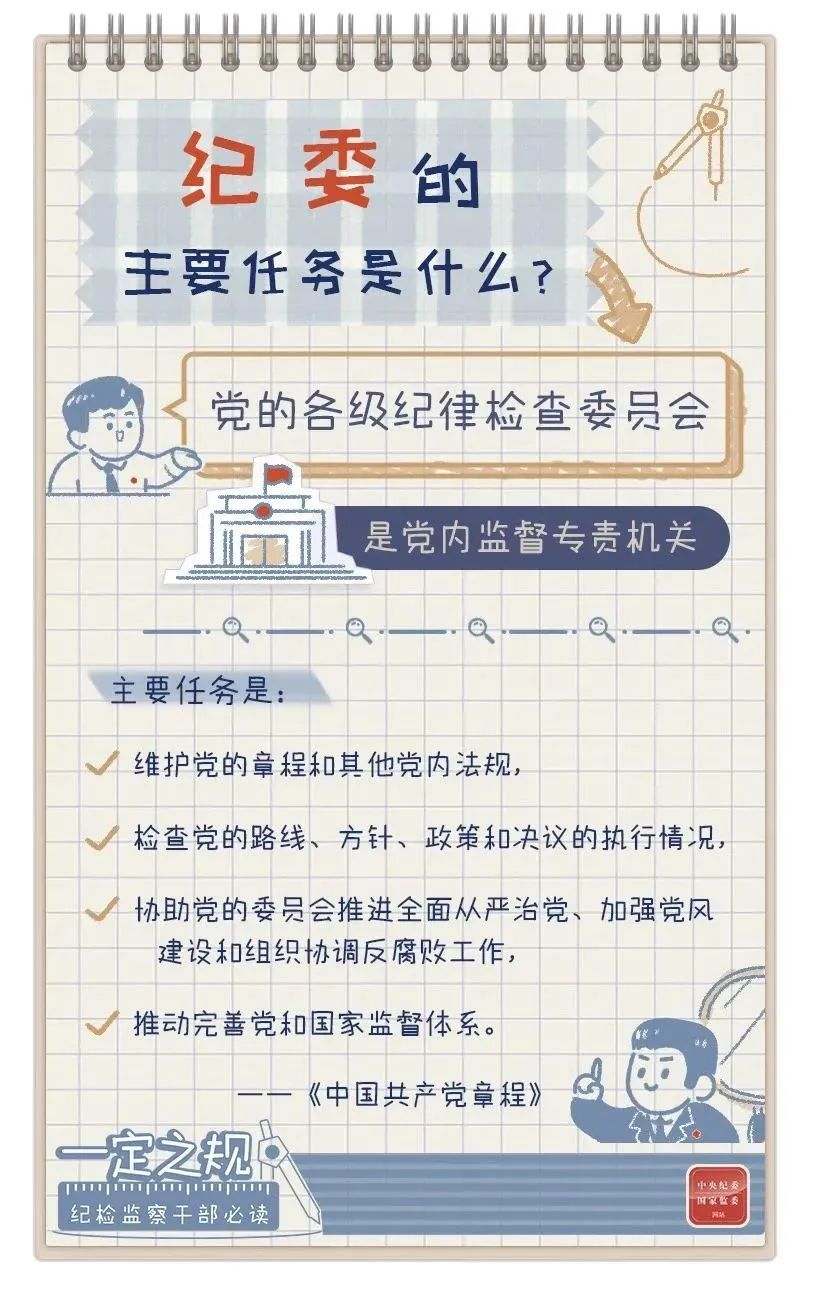 一定之规：纪委的主要任务是什么？