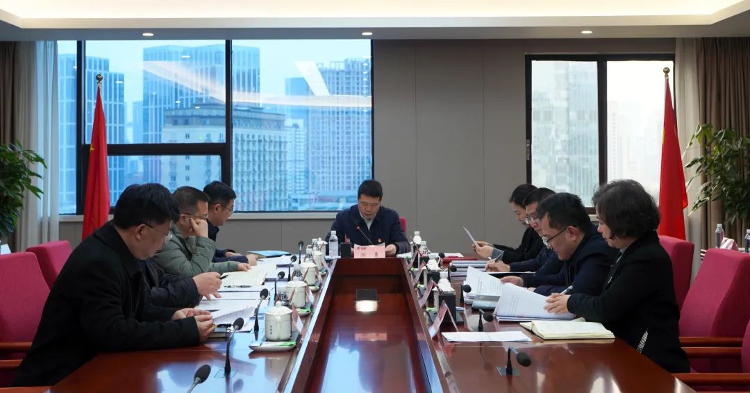 省亿万先生mr官方网站集团党委理论学习中心组召开2025年第一次专题学习研讨