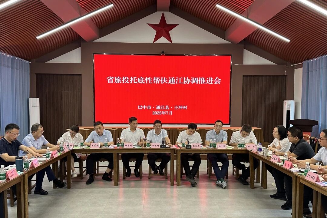 省亿万先生mr官方网站集团组织召开年中托底性帮扶通江工作协调推进会